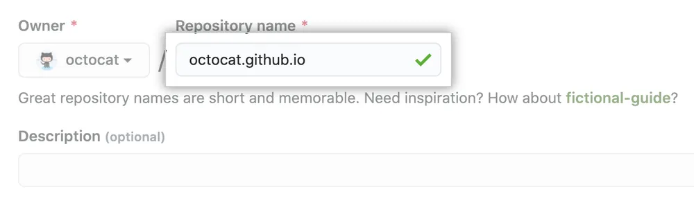 create-repository-name-pages